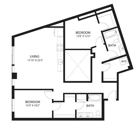 Vela Apartments E7 Floor Plan